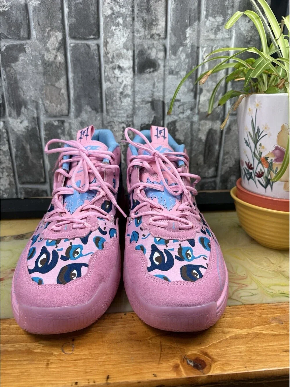 PUMA KidSuper Studios x MB.03 Pink Lilac/Team Light Blue Low Top 379328-01